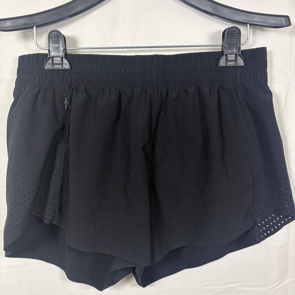 Athleta Hustle 3" Short Black Running Training Athletic Shorts Womens Medium
